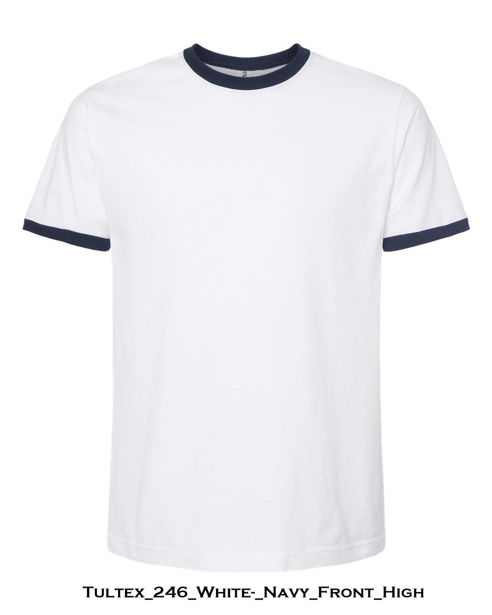 Customized Unisex Fine Jersey Ringer T-Shirt - Tultex 246