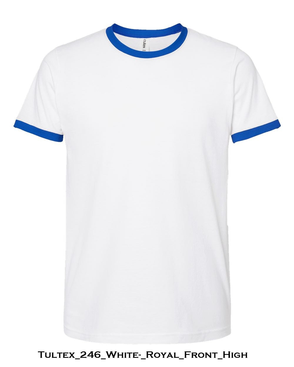Customized Unisex Fine Jersey Ringer T-Shirt - Tultex 246