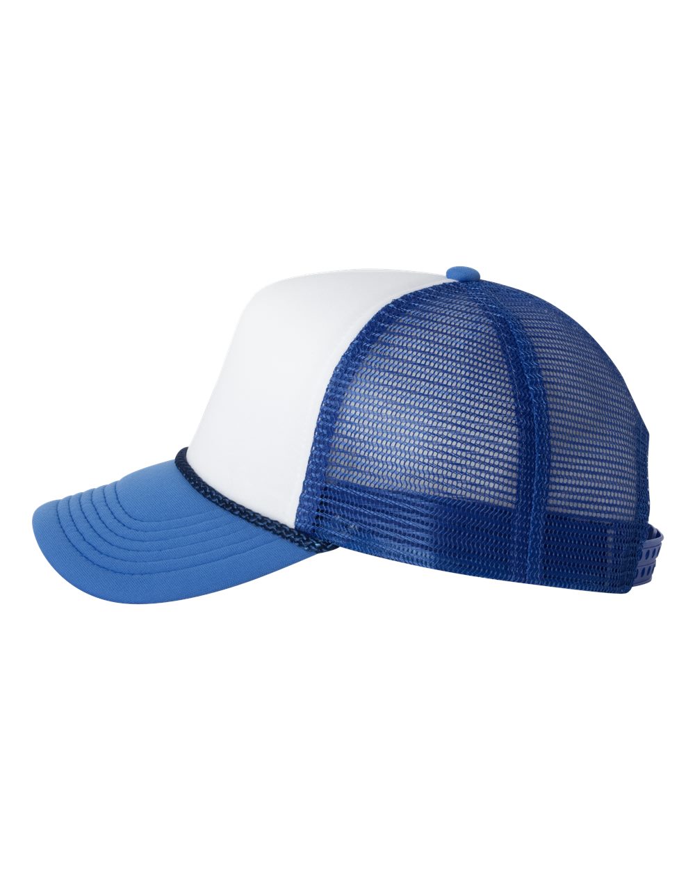 Valucap - Foam Mesh-Back Trucker Cap - VC700& Valucap - Lightweight Twill Cap Grand Print YJ