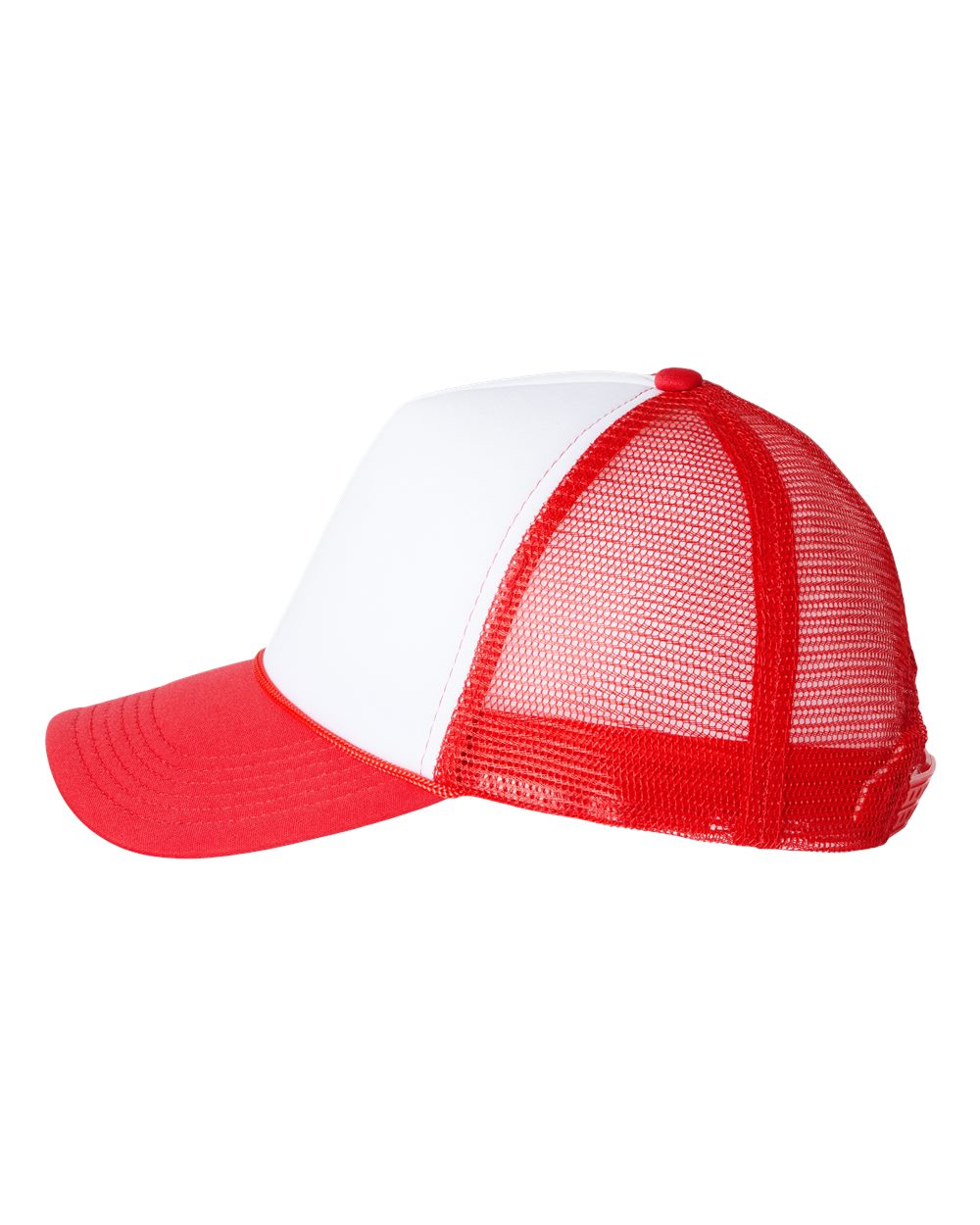 Valucap - Foam Mesh-Back Trucker Cap - VC700& Valucap - Lightweight Twill Cap Grand Print YJ