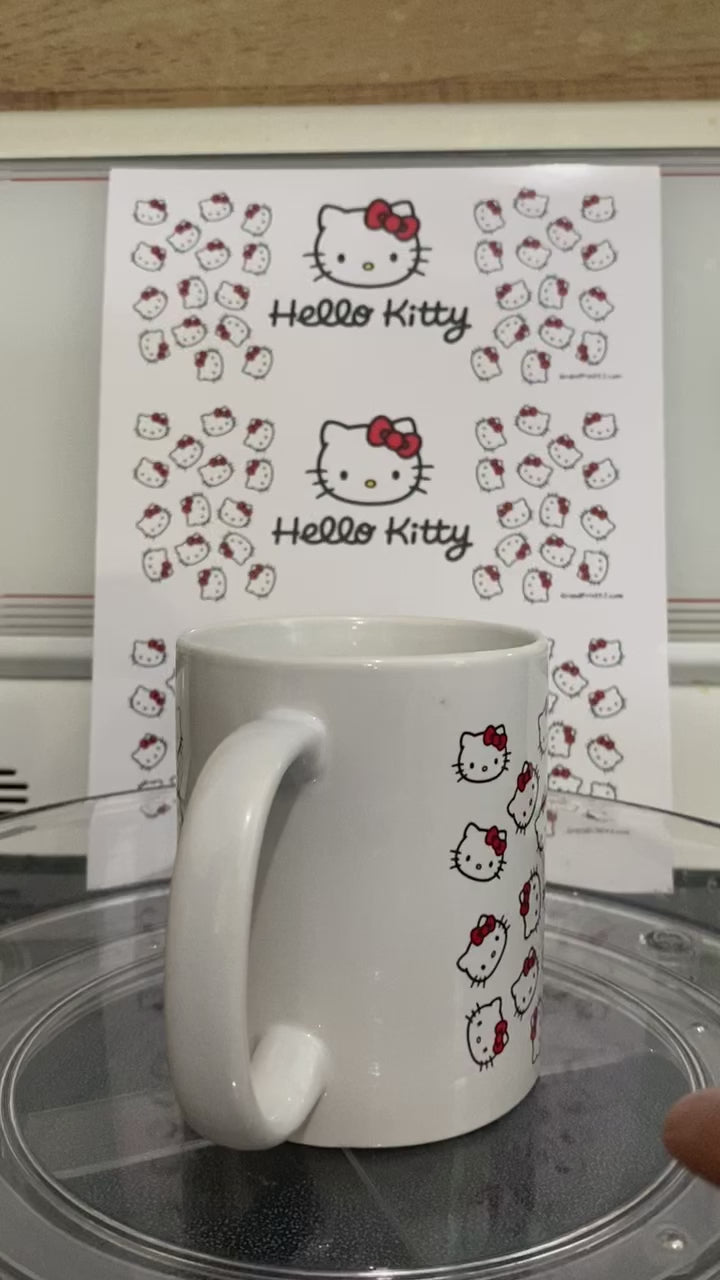 Custom 11 oz Hello Kitty Mug, Cup, ceramic coffee cup